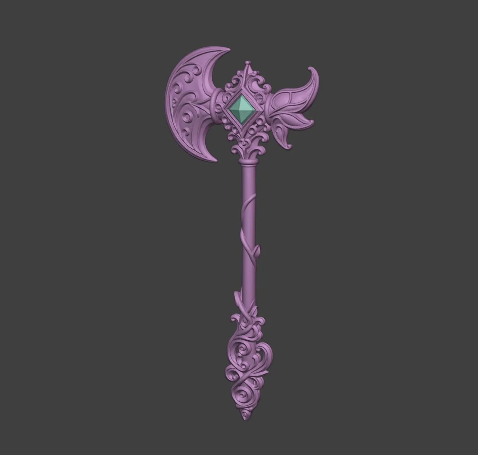 Magical Fae Axe 3d model