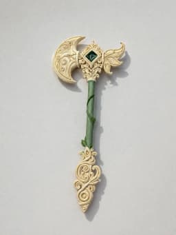 Magical Fae Axe 3d model