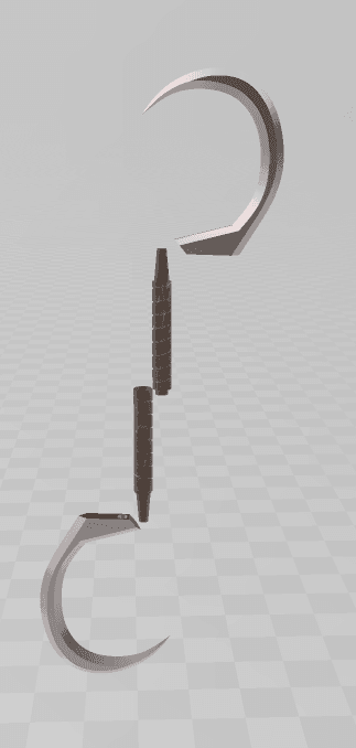Death's Sword Staff from Puss and Boots 3d model