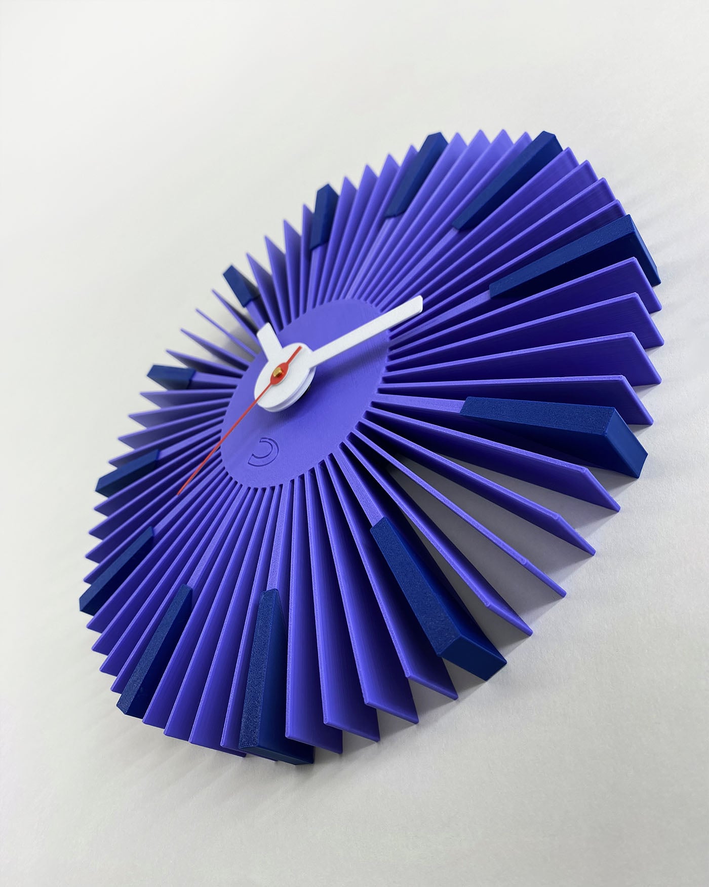 Pulse Clock - Mid-Century Modern Wall Clock 3d model