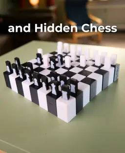 Twisty Chess Board by Ruven Bals 3d model