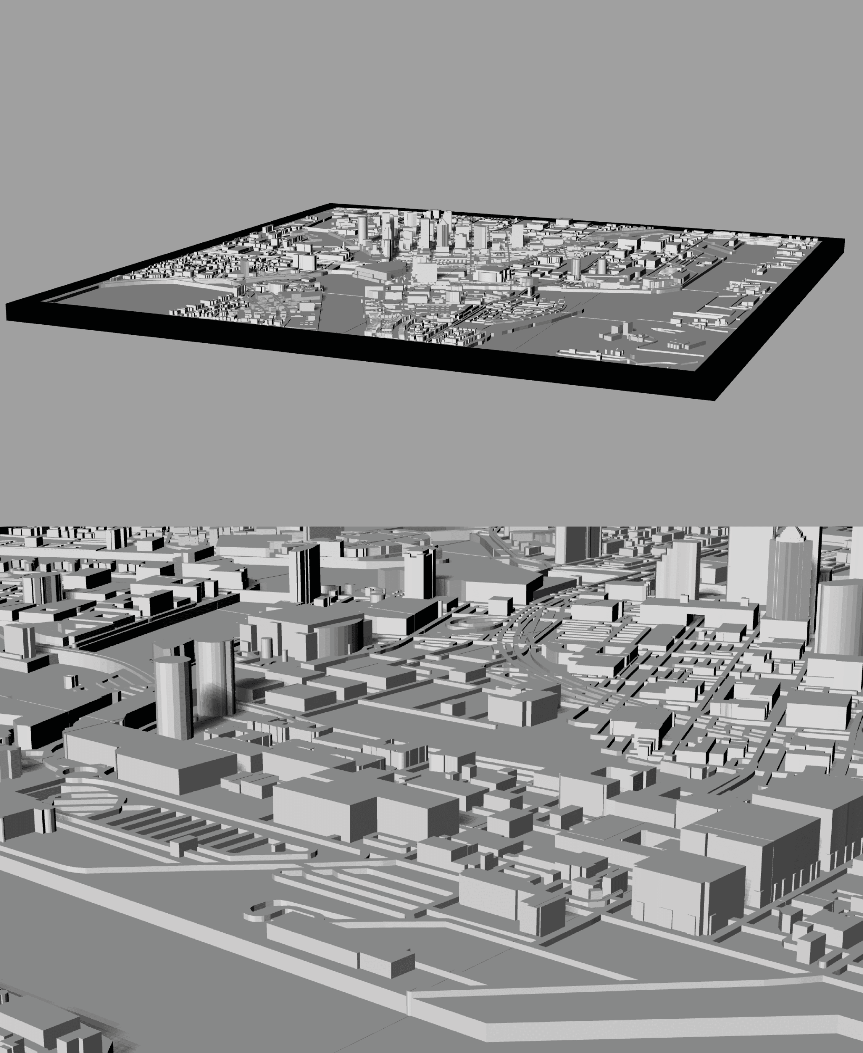 TAMPA, Skyline 3d map 3d model