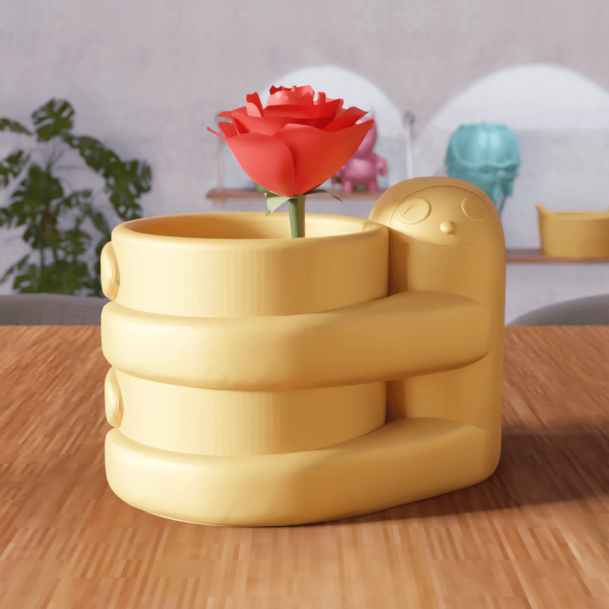 Koala Planter - Artistic Animal Vase & Pot 3d model