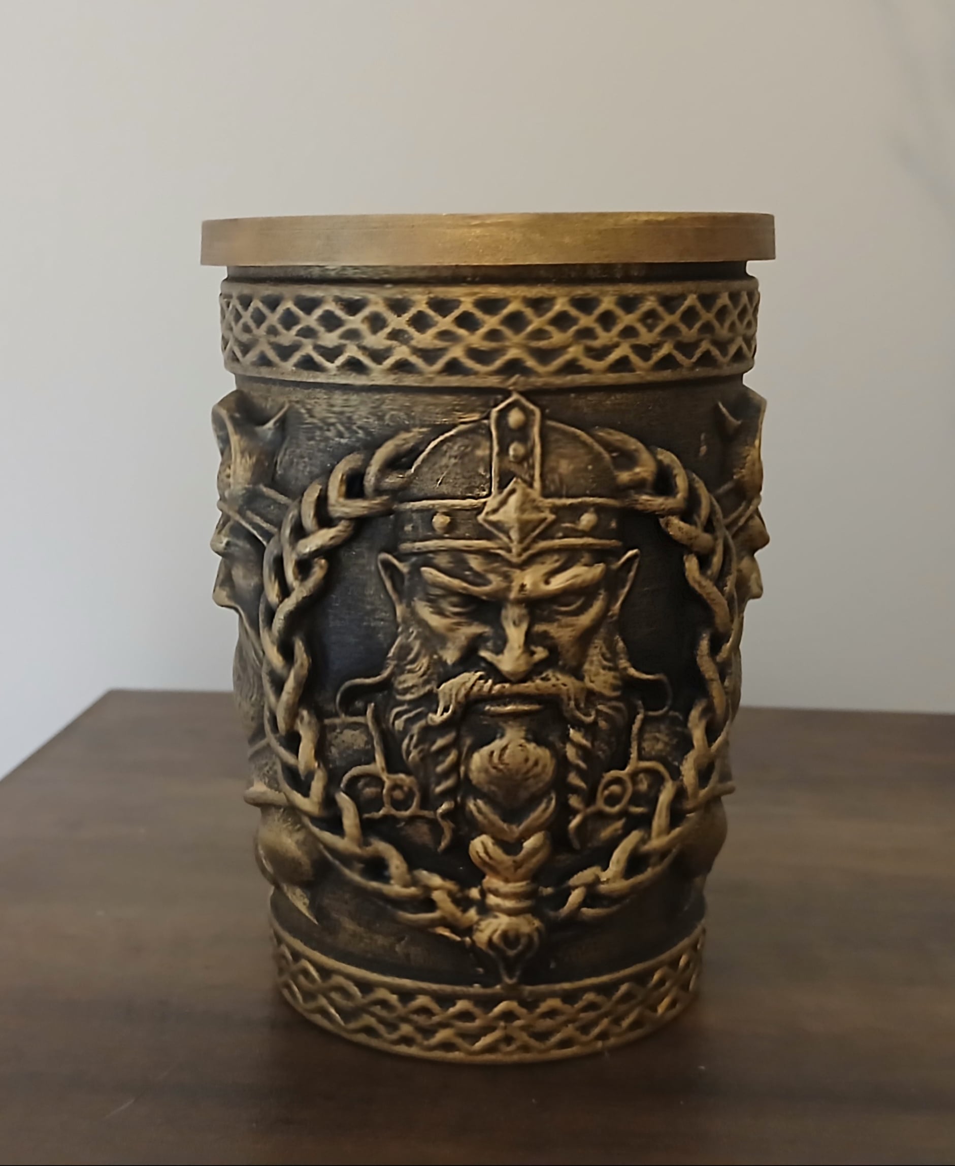 Viking Warrior Tumbler 3d model