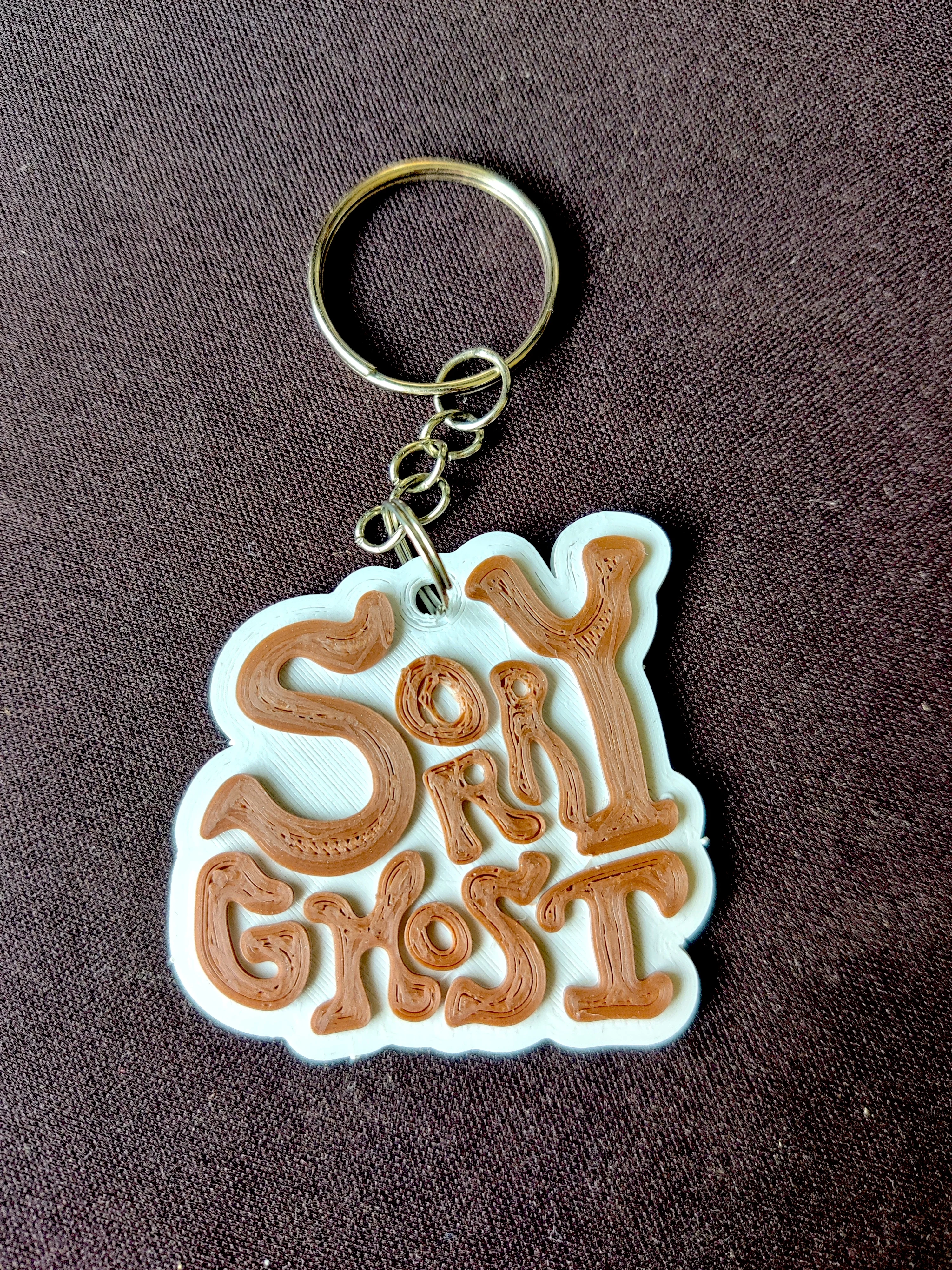 Sorry Ghost keychain 3d model