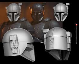 Custom Heavy infantry mandalorian armor 3d model