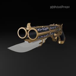 The Huntsman - cosplay gun from Solo Leveling: Arise. 3d model