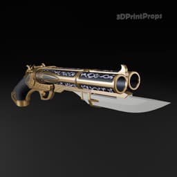 The Huntsman - cosplay gun from Solo Leveling: Arise. 3d model