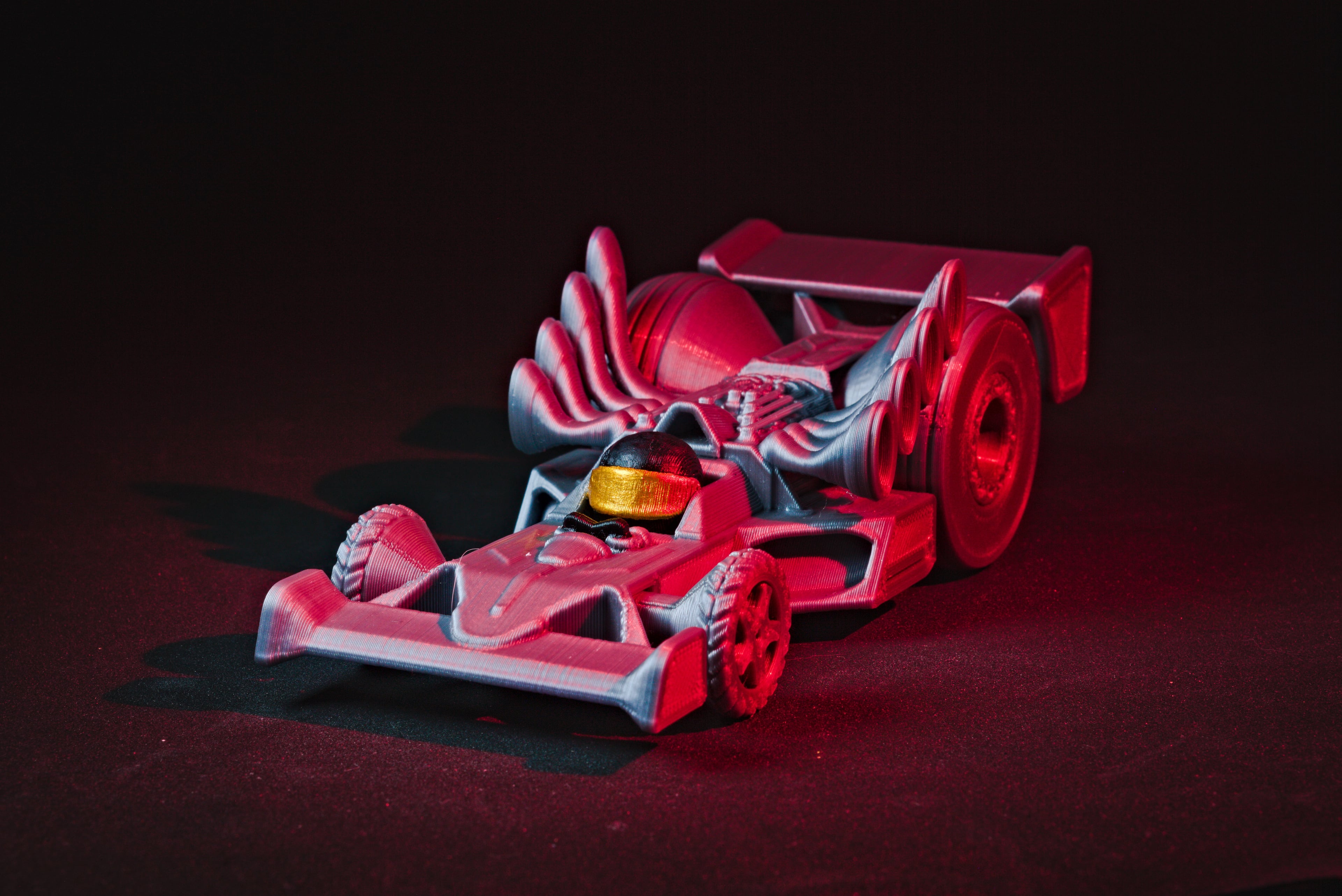 Scorpion Dragster - Print in place 3d model