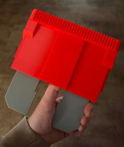 Comically Large Scale Automotive Fuse 3d model