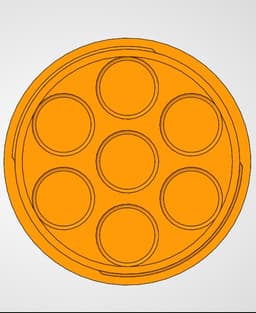 Monk Dice Container And Tray Threaded 3d model