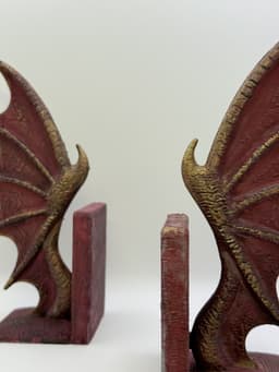 Dragon Wings Bookends 3d model