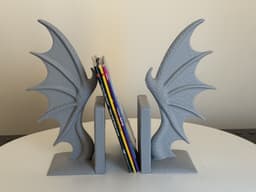 Dragon Wings Bookends 3d model
