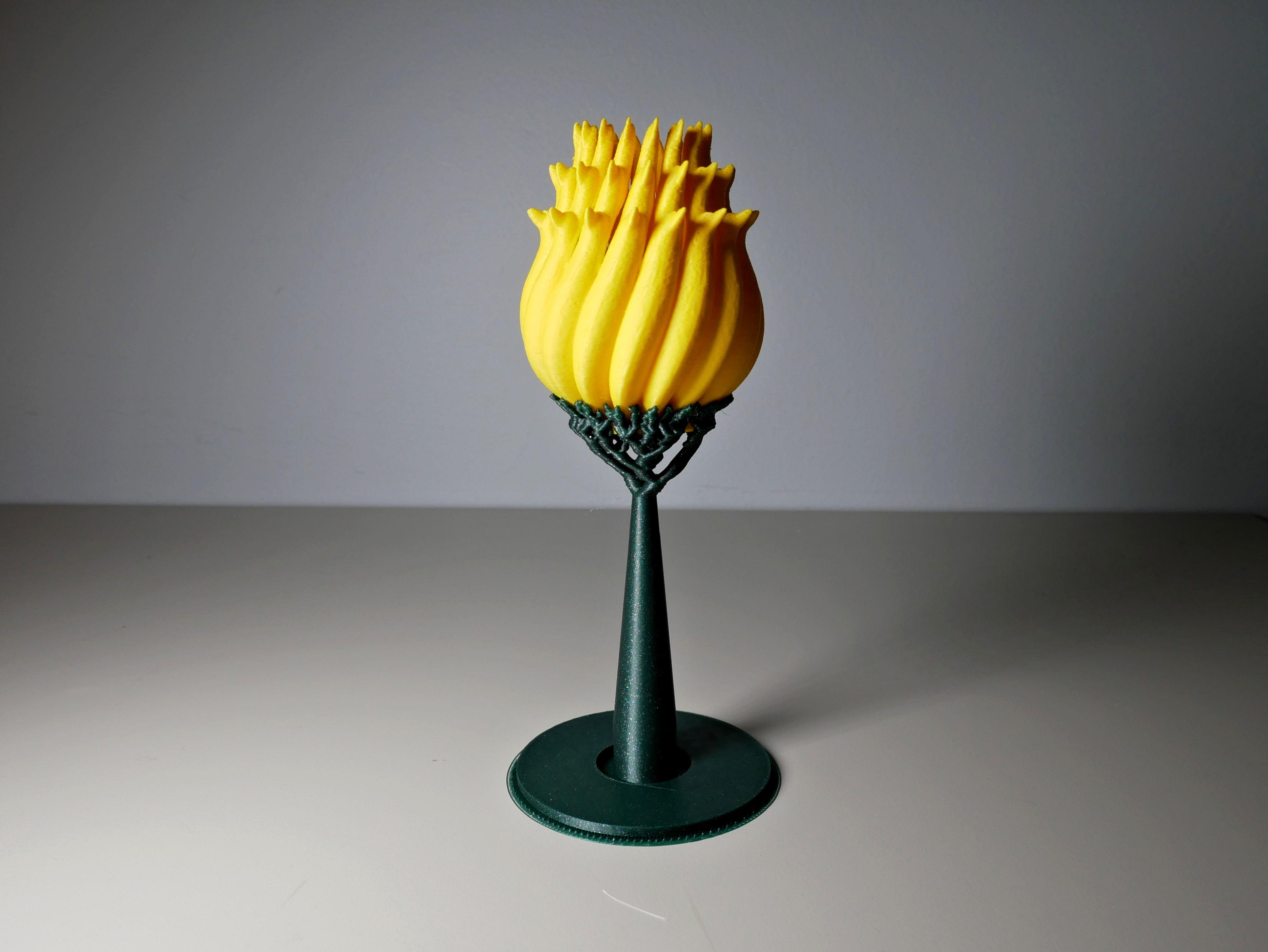 Single Flower Ornament 3d model