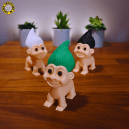 4 Legged Troll Doll 3d model
