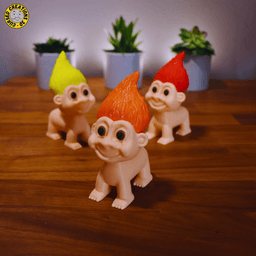 4 Legged Troll Doll 3d model