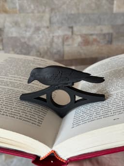Raven Page Spreader | Gothic Raven Page Holder 3d model