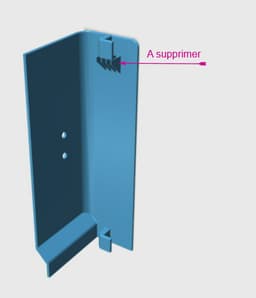 Cache ventilation Prusa i3 BQ 3d model