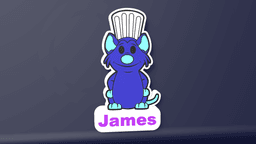 Chibi Ratatouille - LED Lightbox 3d model