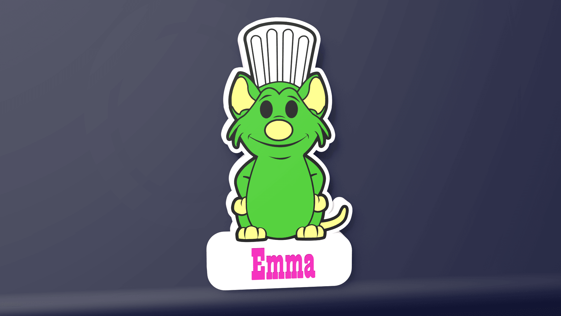 Chibi Ratatouille - LED Lightbox 3d model