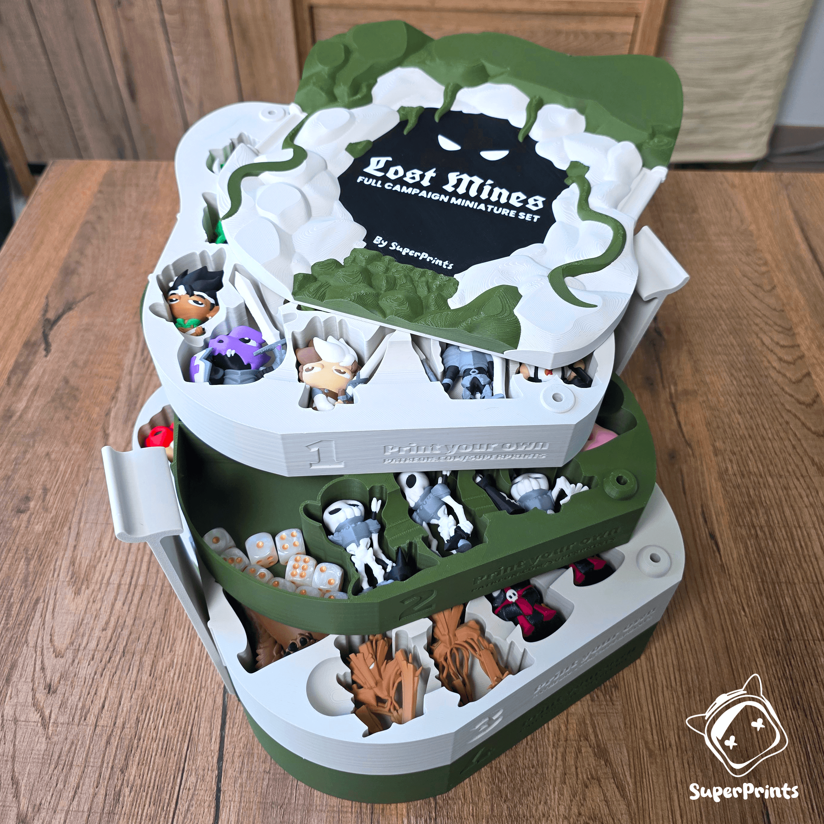 Lost Mines Crate for SuperPrints Minis 3d model