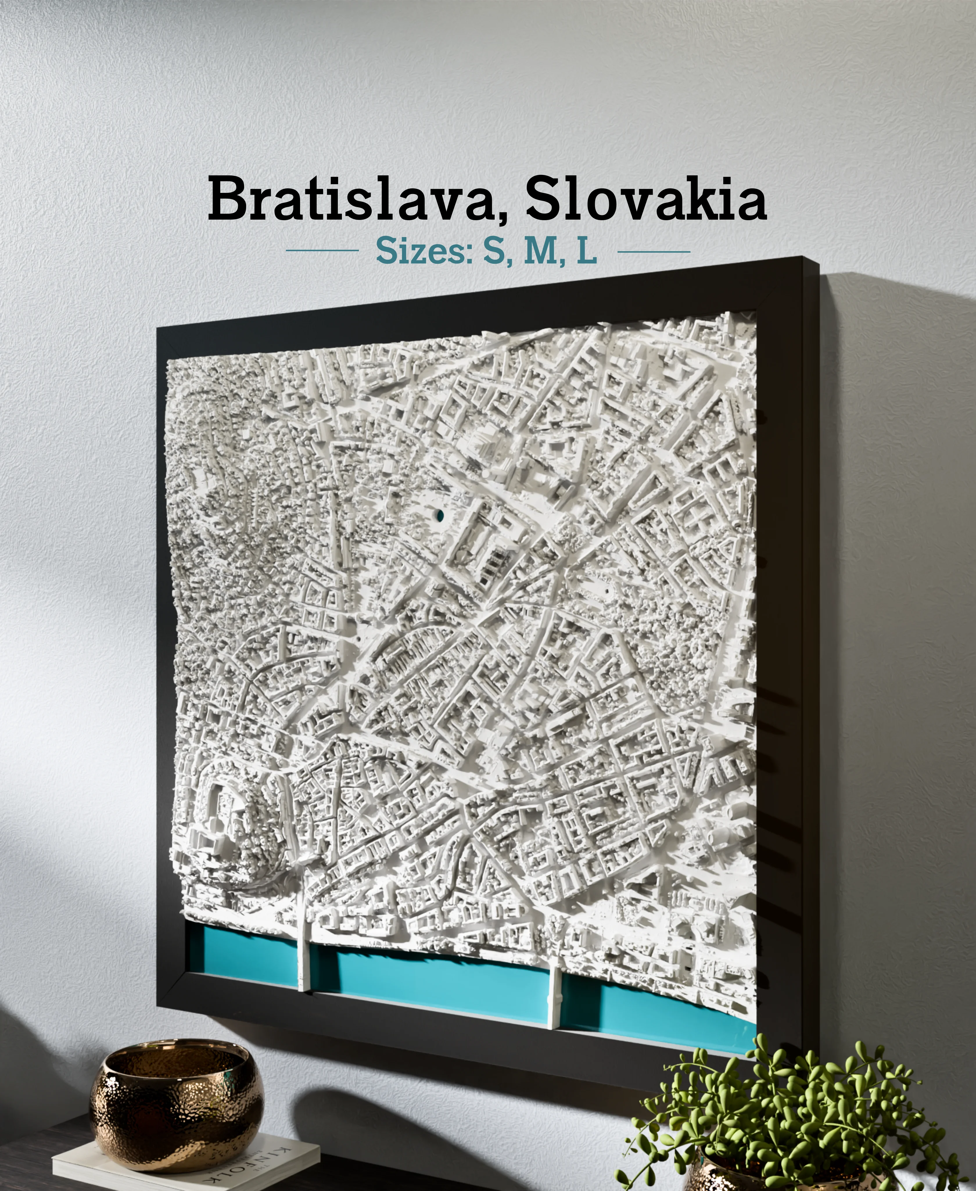 Bratislava, Slovakia - S, M, L, & XL 3d model