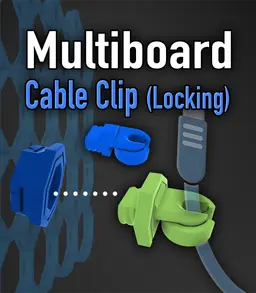 Multiboard Cable Clip 3d model