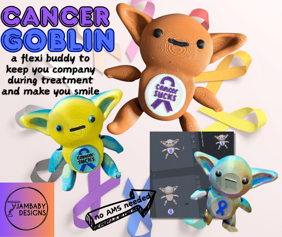 Cancer Goblin Flexi 3d model