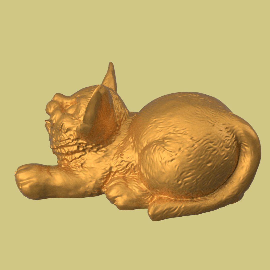 Cute cat 3d model