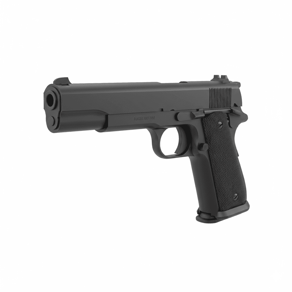 Ruger Mark IV Target Handgun 3d model