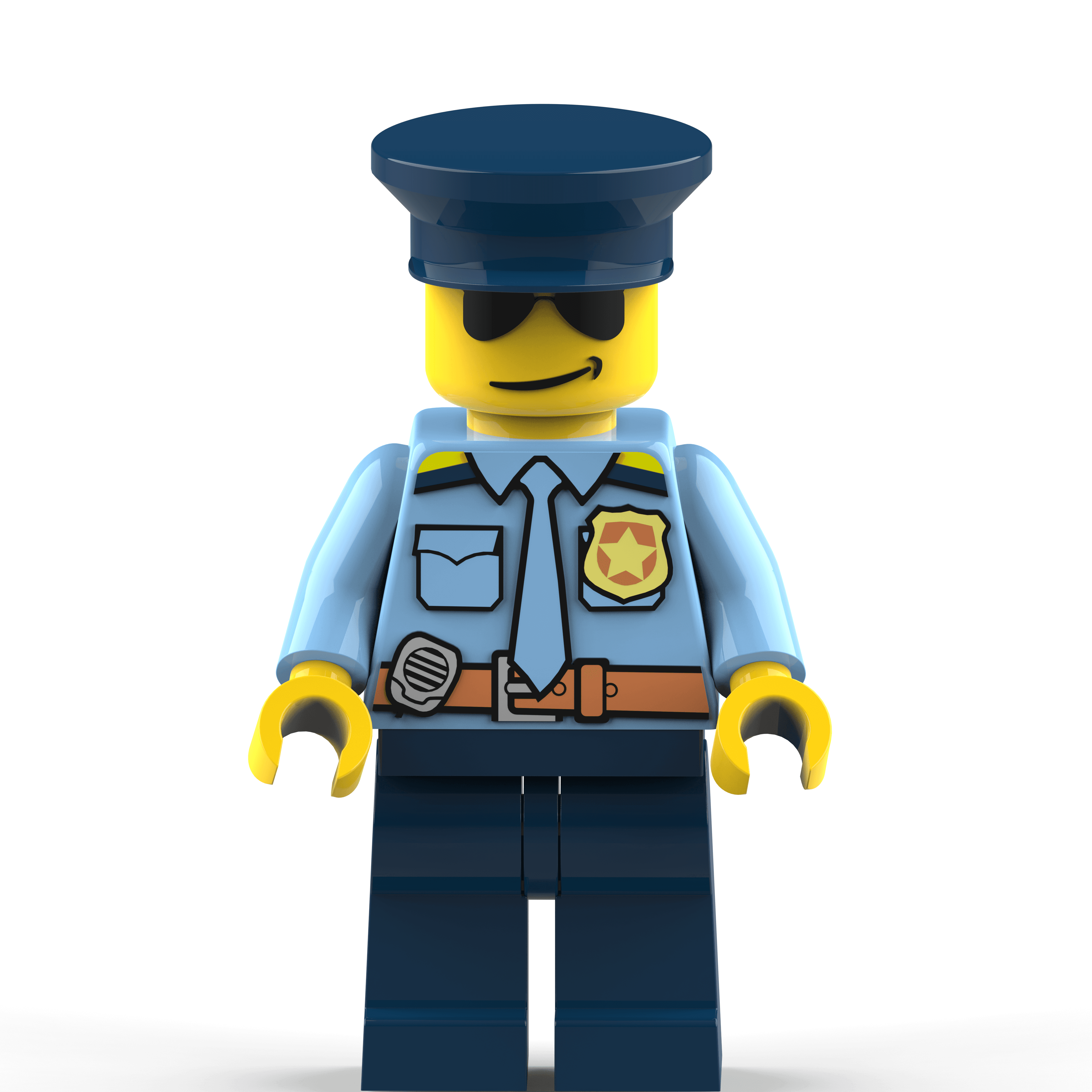  Police Officer Lego 3d model