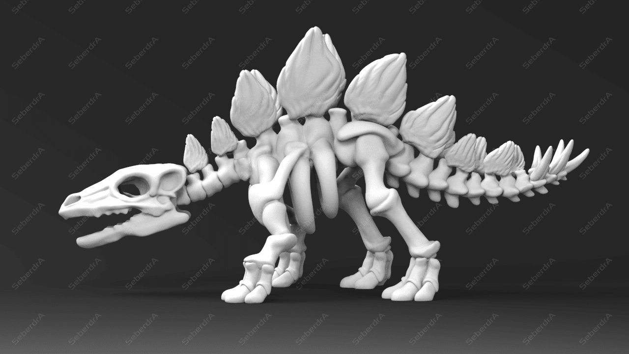 Stegosaurus Skeleton 3d model