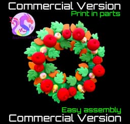 Autumn Wreath *Commercial Version* 3d model