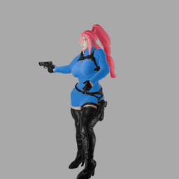 Curvy Assassin v2 3d model