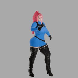 Curvy Assassin v2 3d model