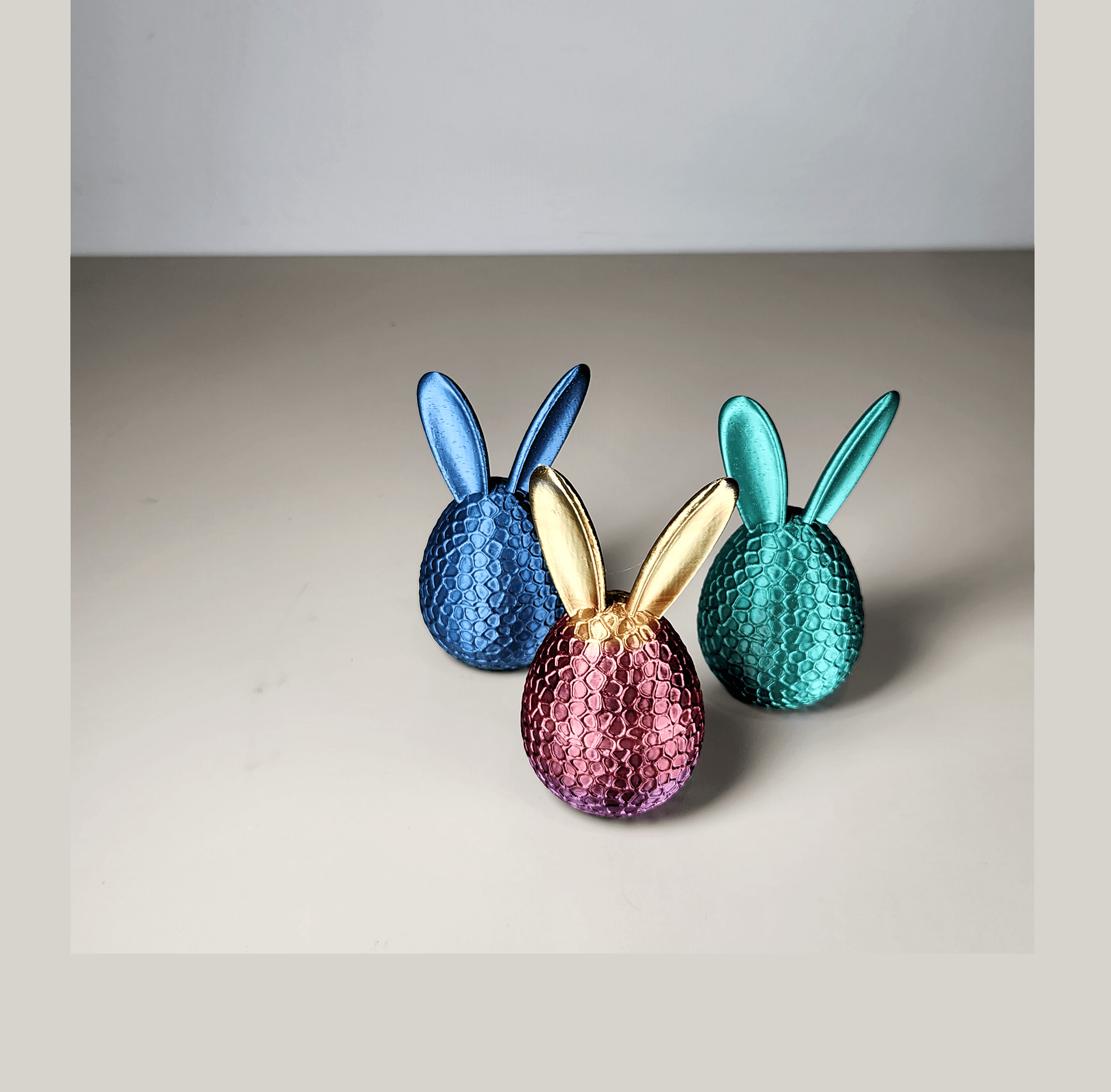 Egg Bunny Gift Pot 3d model