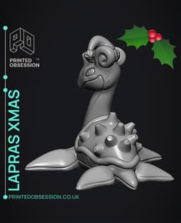 Lapras Xmas - Pokemon - Fan Art 3d model