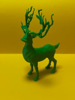 Christmas reindeer decoration 3d model