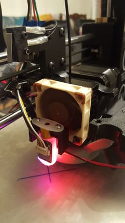 Wanhao i3 BLTouch Fan Mount 3d model