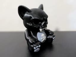 Gothic Skull Teddy Art Figure 3d model