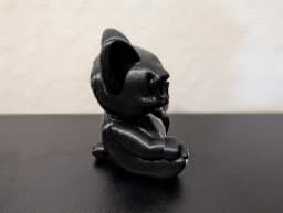 Gothic Skull Teddy Art Figure 3d model