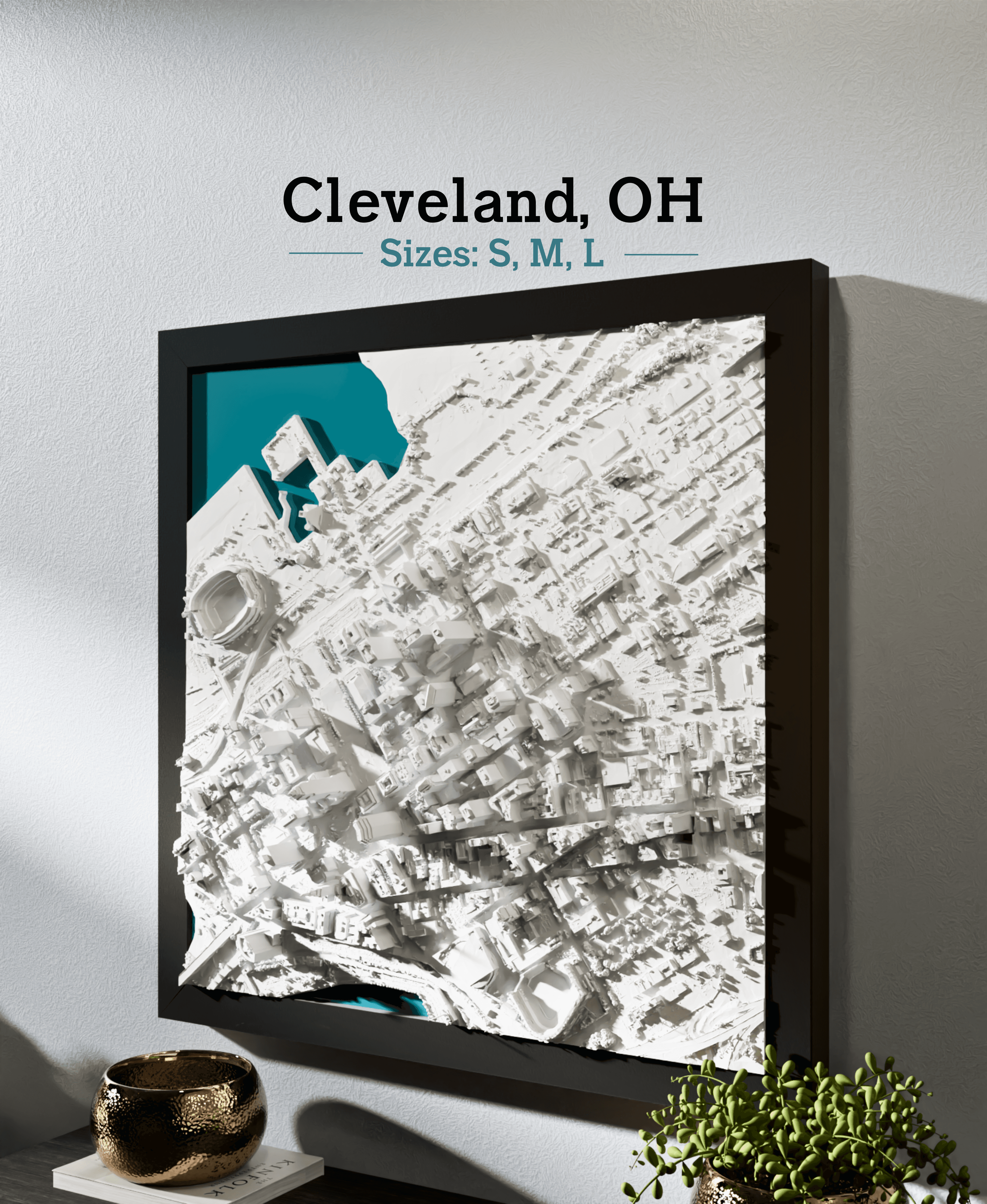 Cleveland, OH - S, M, L, & XL 3d model