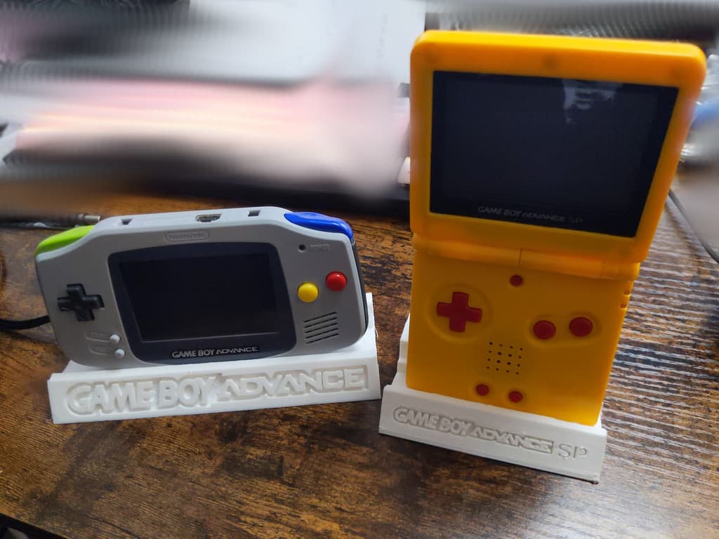 Gameboy Display Stand Full Set 3d model