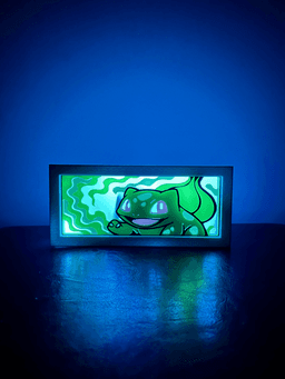 Bulbasaur - LED Lightbox - NO AMS NEEDED 3d model