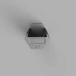 FrogStorage Bestagon - Screws Roundhead Single Compartment 60mm.stl 3d model