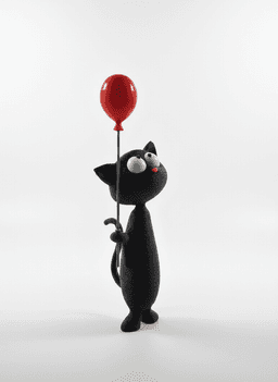 El Otta : The Cat with the Glowing Balloon 3d model