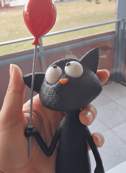 El Otta : The Cat with the Glowing Balloon 3d model