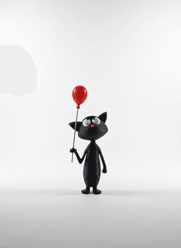 El Otta : The Cat with the Glowing Balloon 3d model