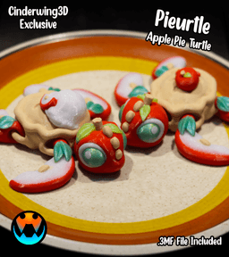 Apple Pie Turtle 3d model