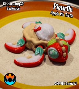 Apple Pie Turtle 3d model